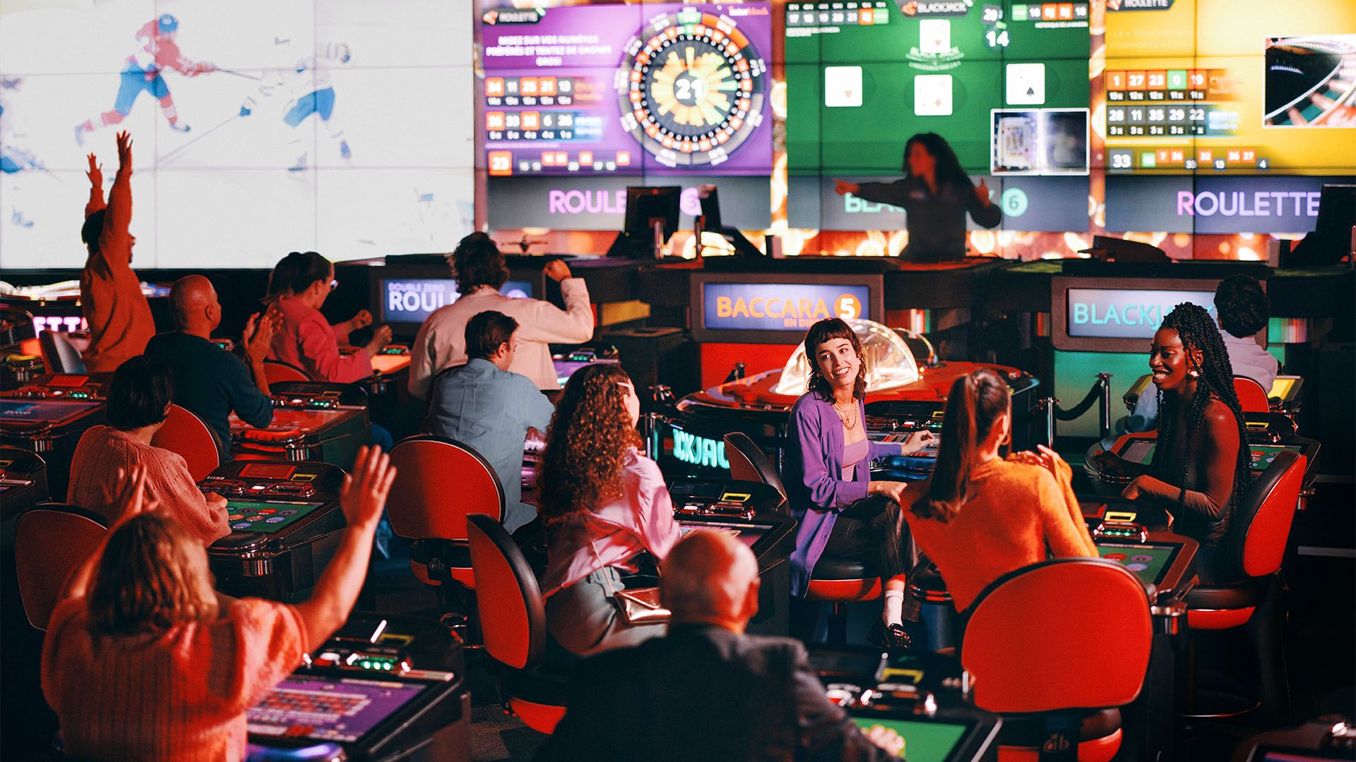 The Zone interactive gaming area at Casino de Montréal